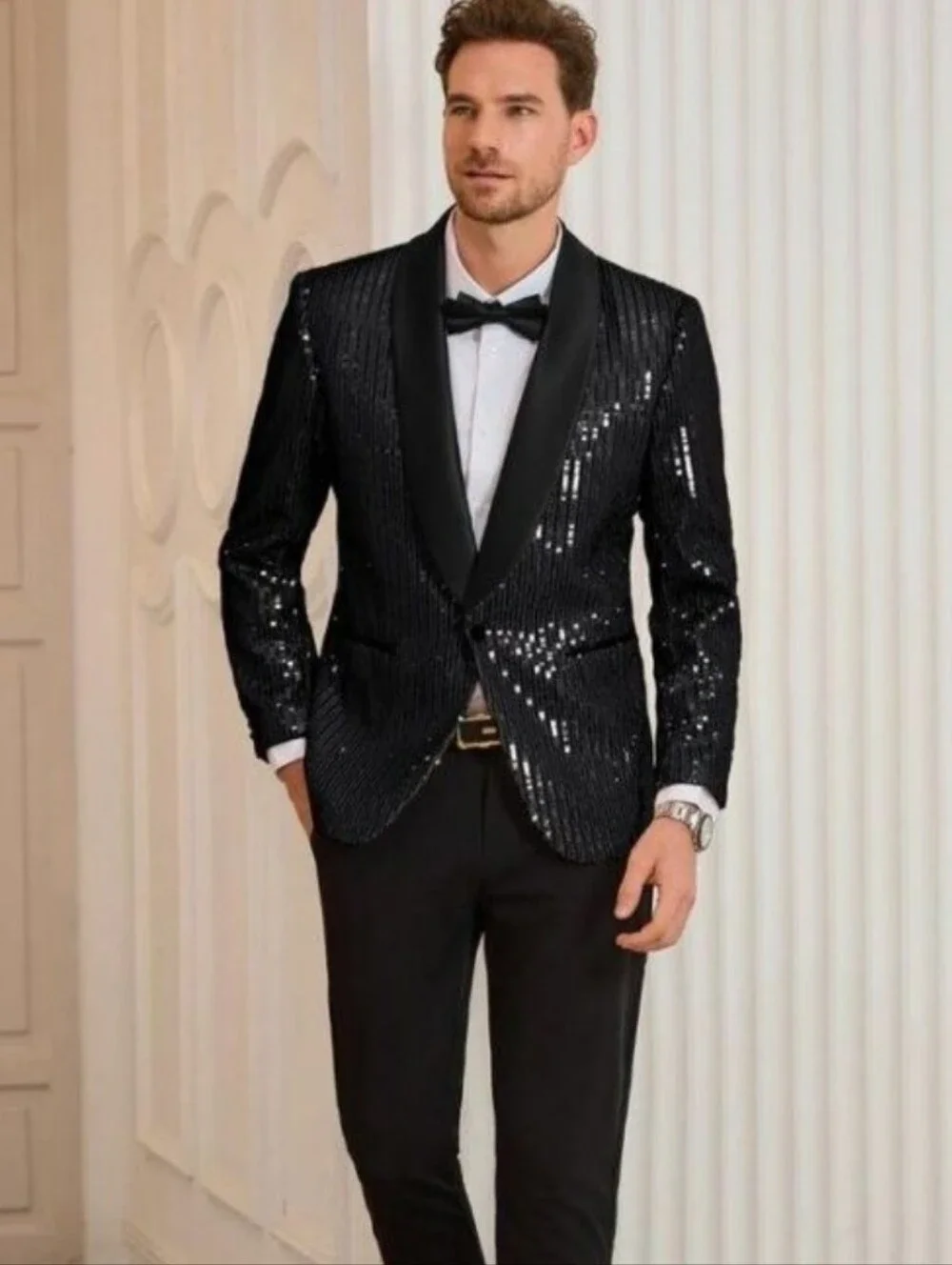 I-N-C EUC Sequin Blazer - Picture 3 of 13